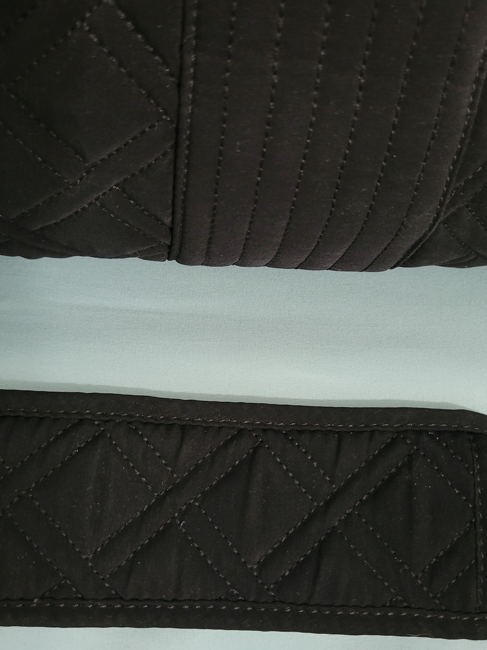 Black Quilted Travel Weekender Bag - Picture 14 of 16